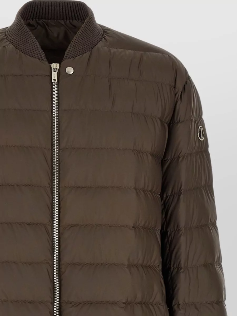 Rick Owens Down Quilted High-Neck Puffer Jacket