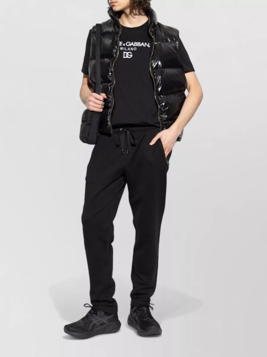 Dolce&Gabbana Cotton Straight-Leg Track Pants