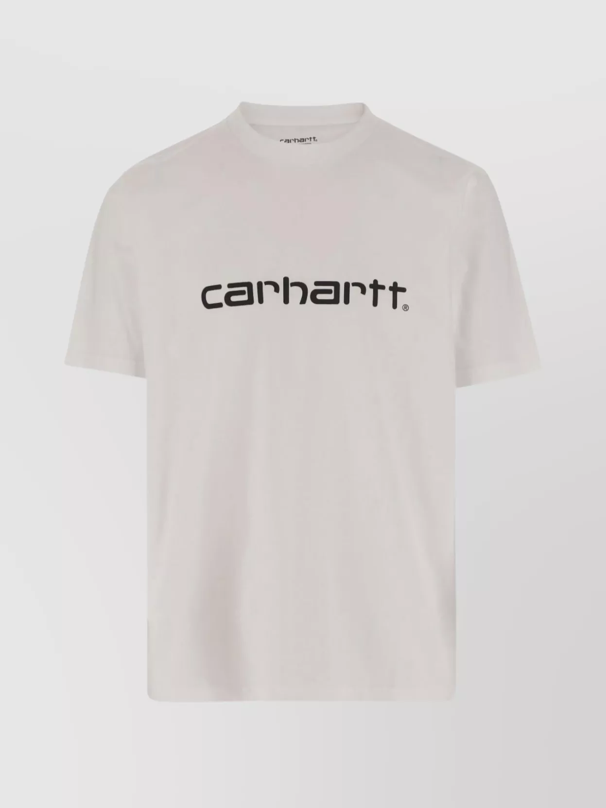 Carhartt Cotton T-shirt With Logo And Crew Neck