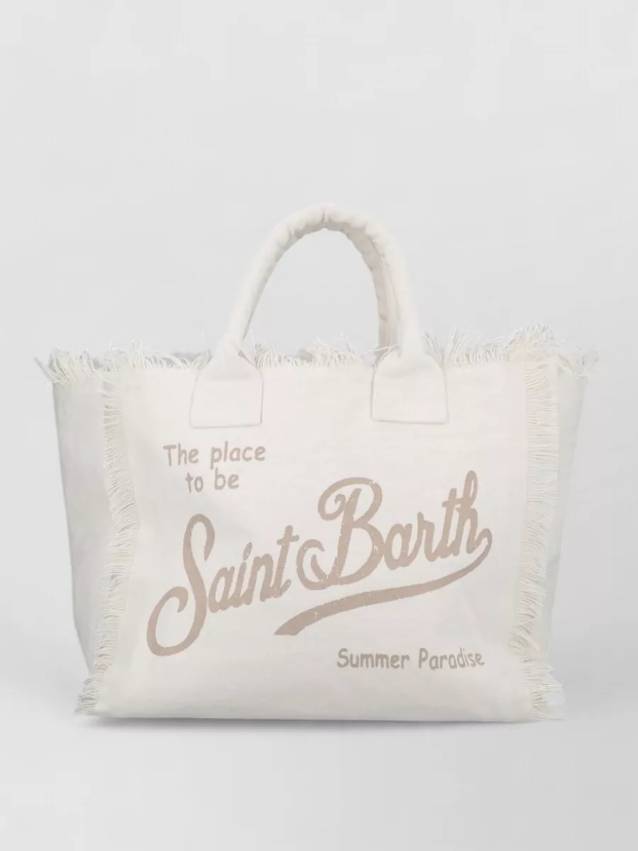 Mc2 Saint Barth Canvas Beach Bag