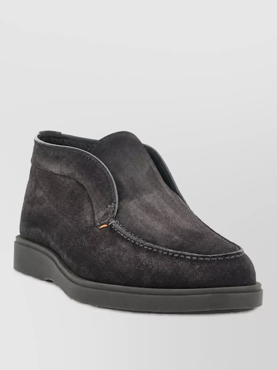 Santoni leather loafers