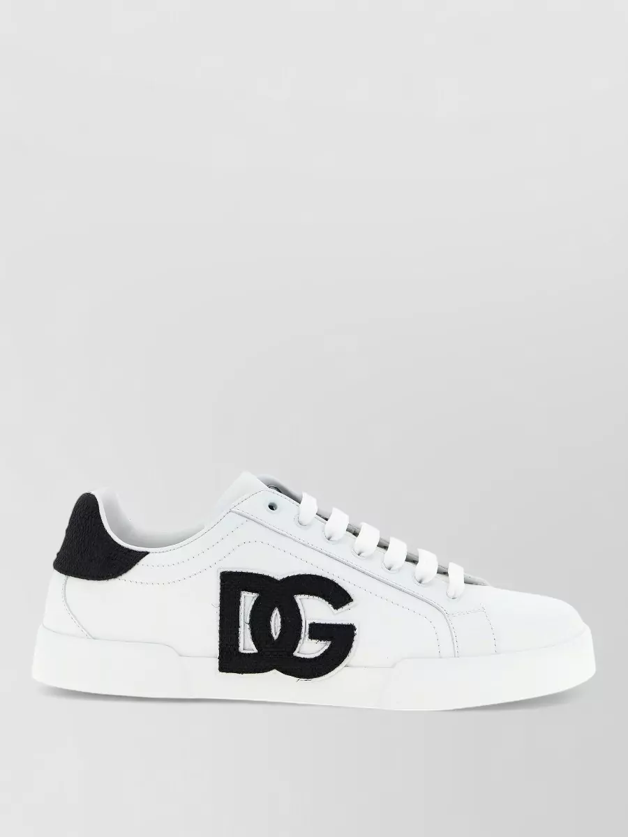 Dolce&Gabbana leather lace-up sneakers