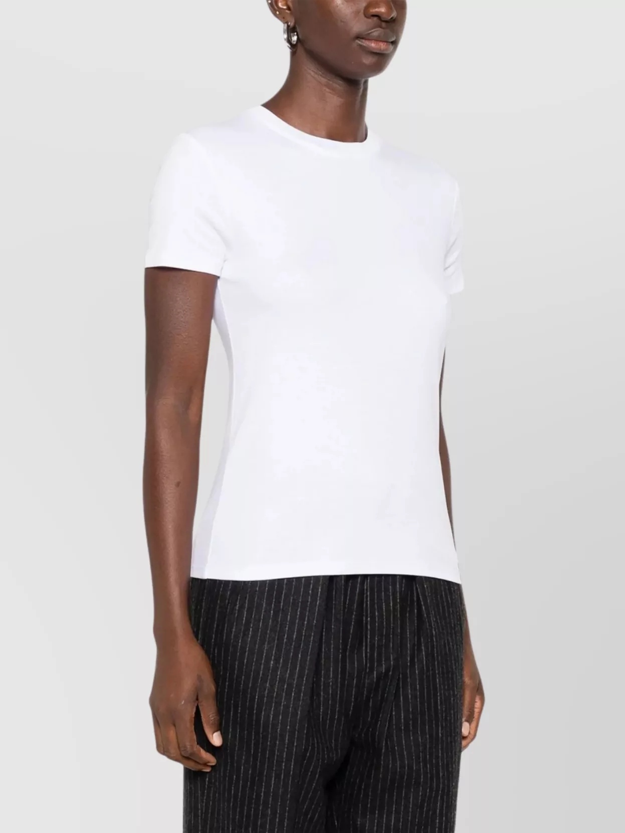 Calvin Klein Crewneck Supima Top Short Sleeves
