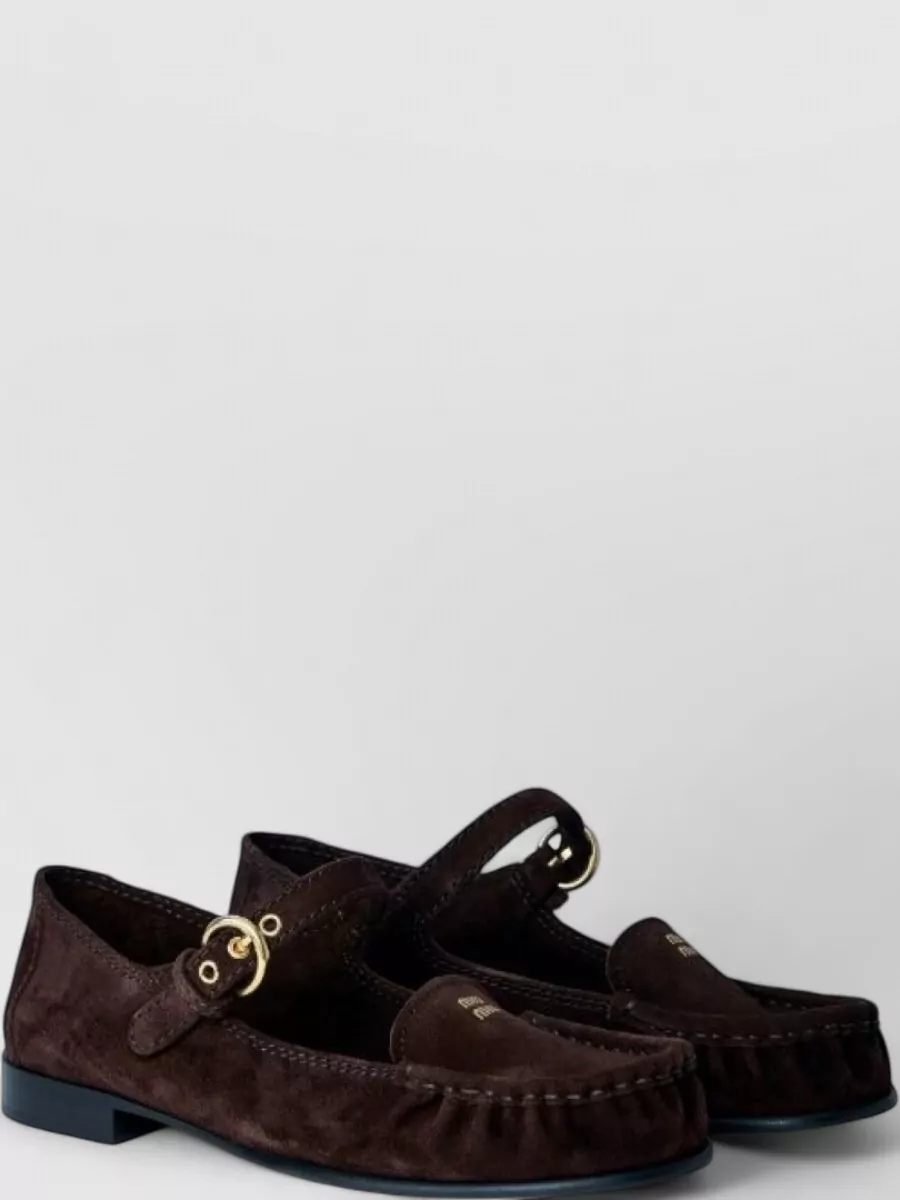 Miu Miu leather loafers