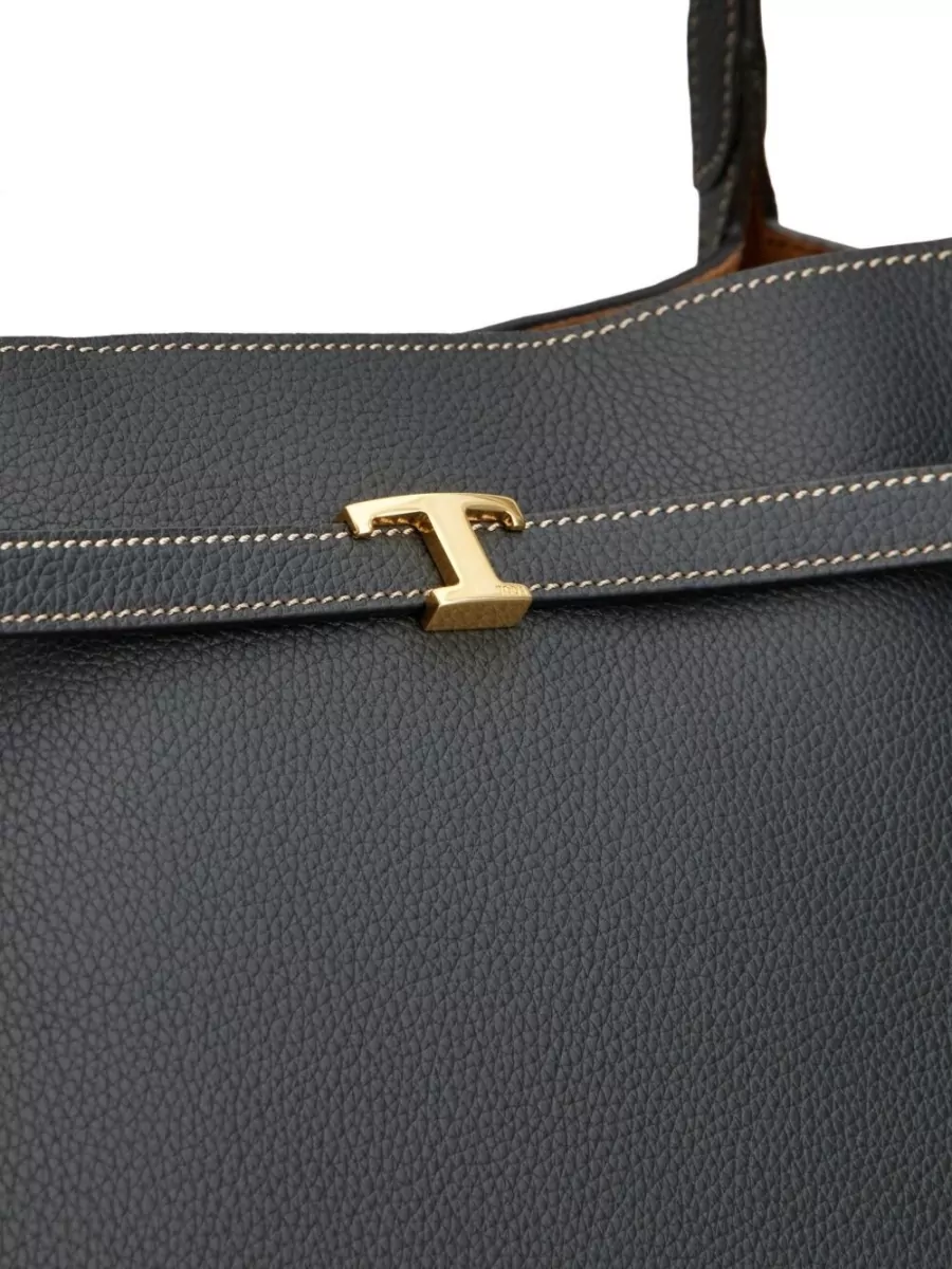 Tod's T Timeless Medium Leather Tote Bag