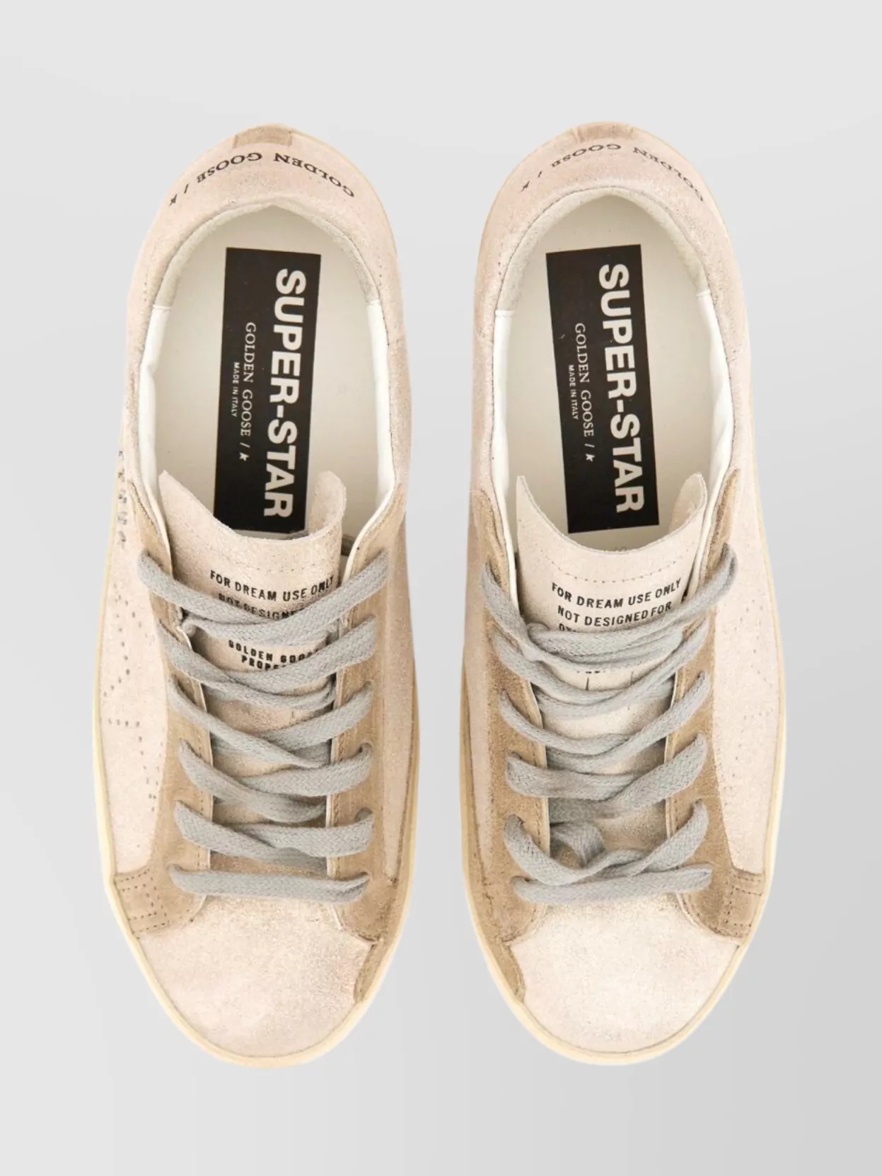 Golden Goose Suede Finish Perforated Side Sneakers