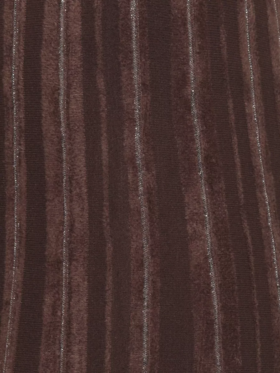 D.exterior Striped Wide-Leg Trousers