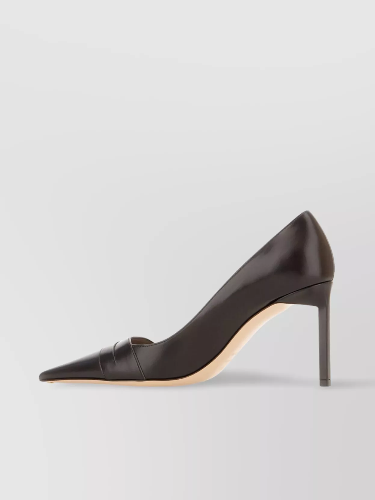 Tom Ford Leather Pointed Toe Pumps In Brown