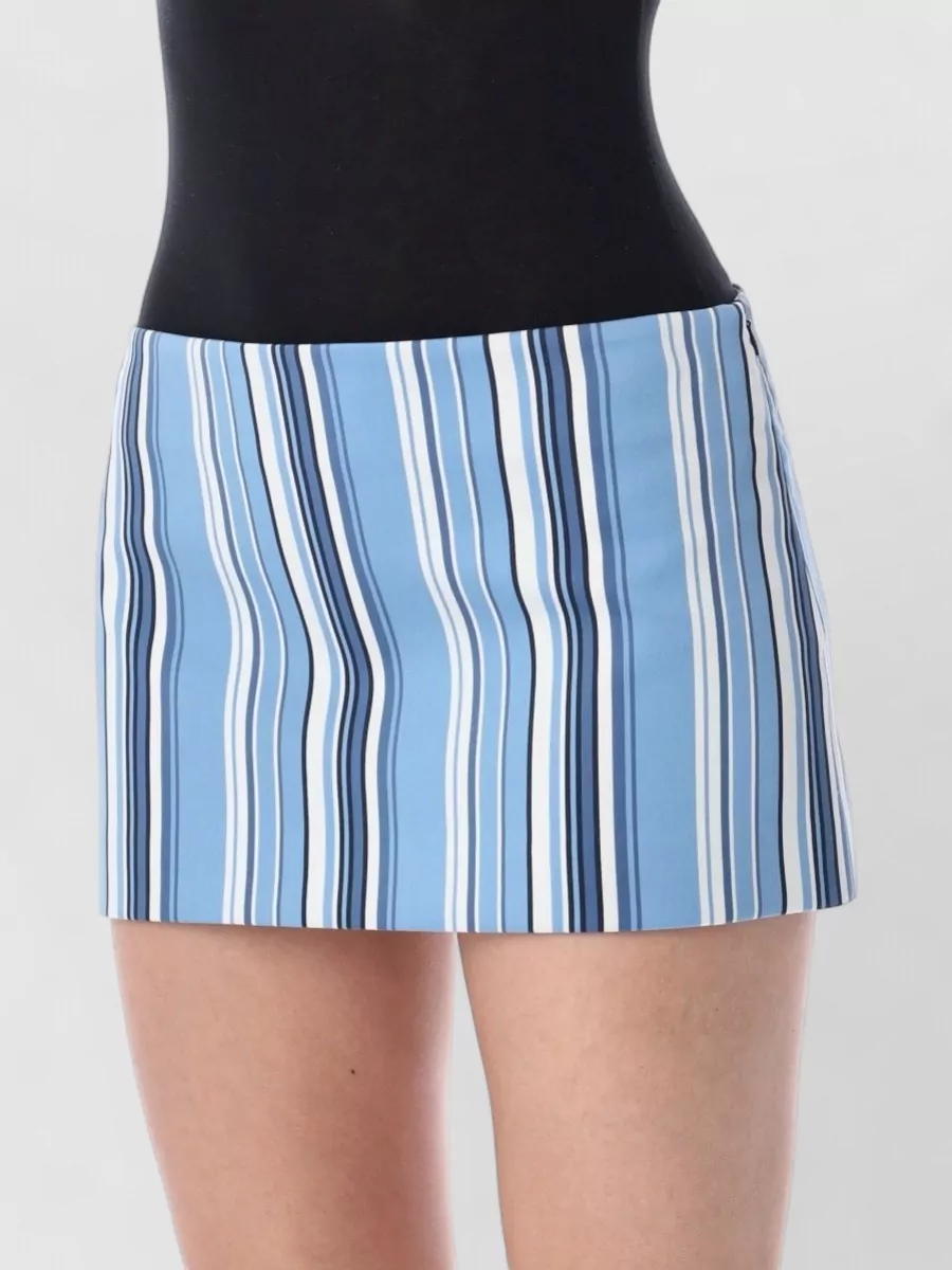 The Frankie Shop Striped Mini Skirt