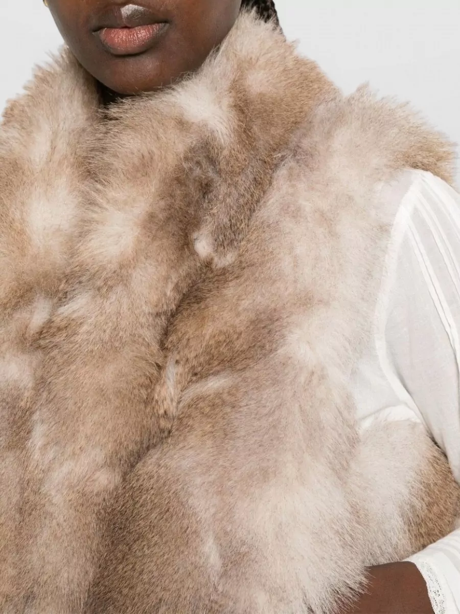 Forte Forte Faux Fur Sleeveless Jacket