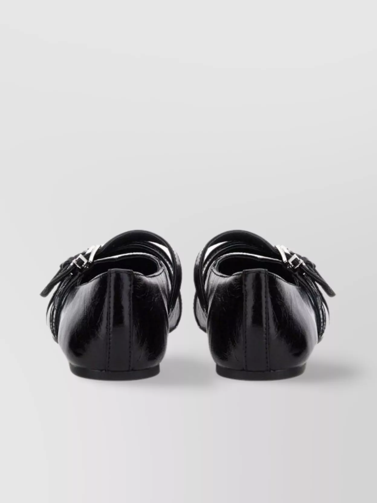 Michael Kors Flex Straps Glossy Ballerina Shoes