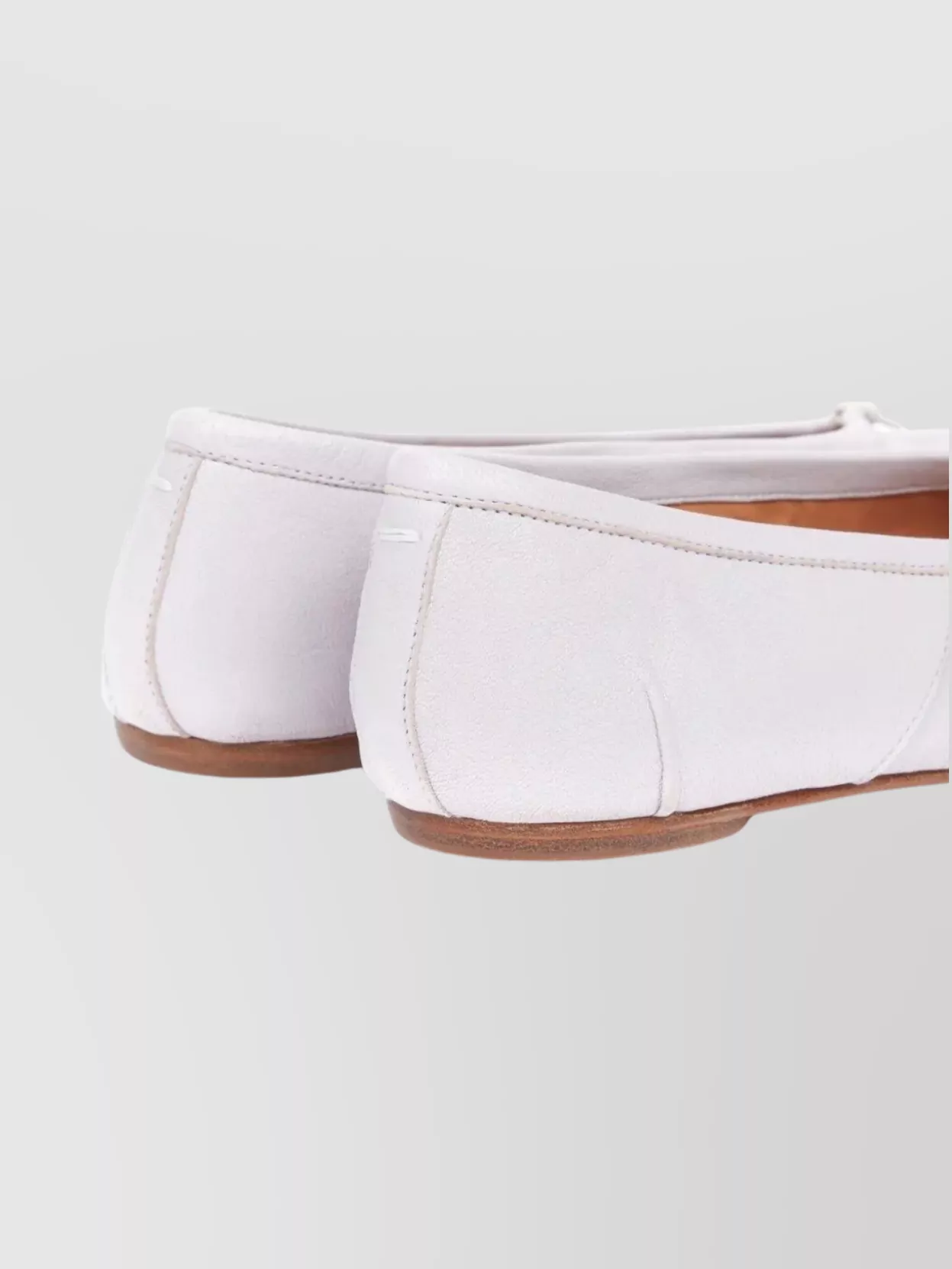 Maison Margiela Slip-On Tabi Toe Ballerina Shoes With Bow