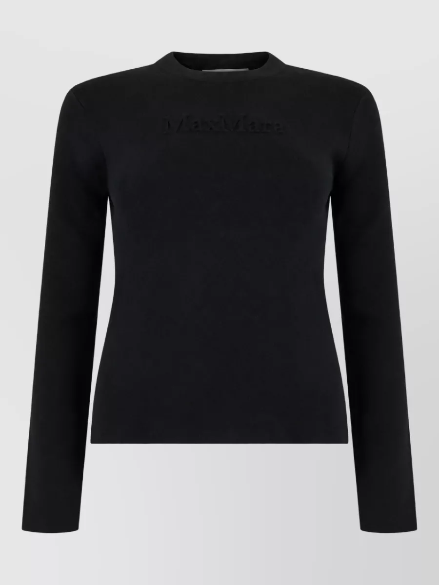 Max Mara Wool long-sleeve sweater