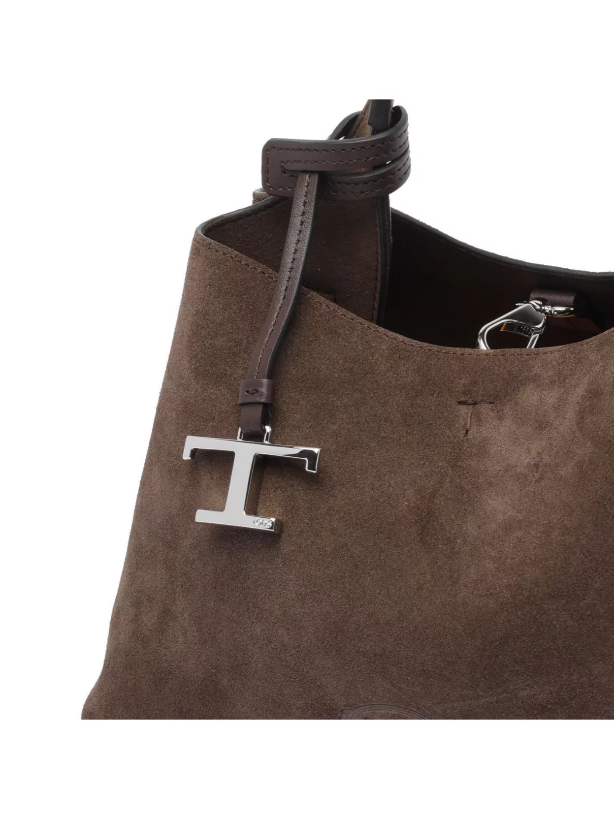Tod's Micro Suede Cross-body Bag With Handle Strap