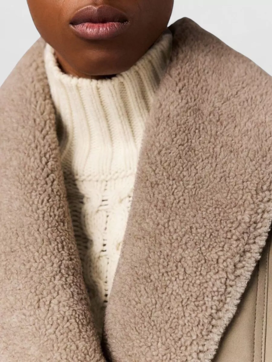 Stella Mccartney Faux Leather Oversized Coat