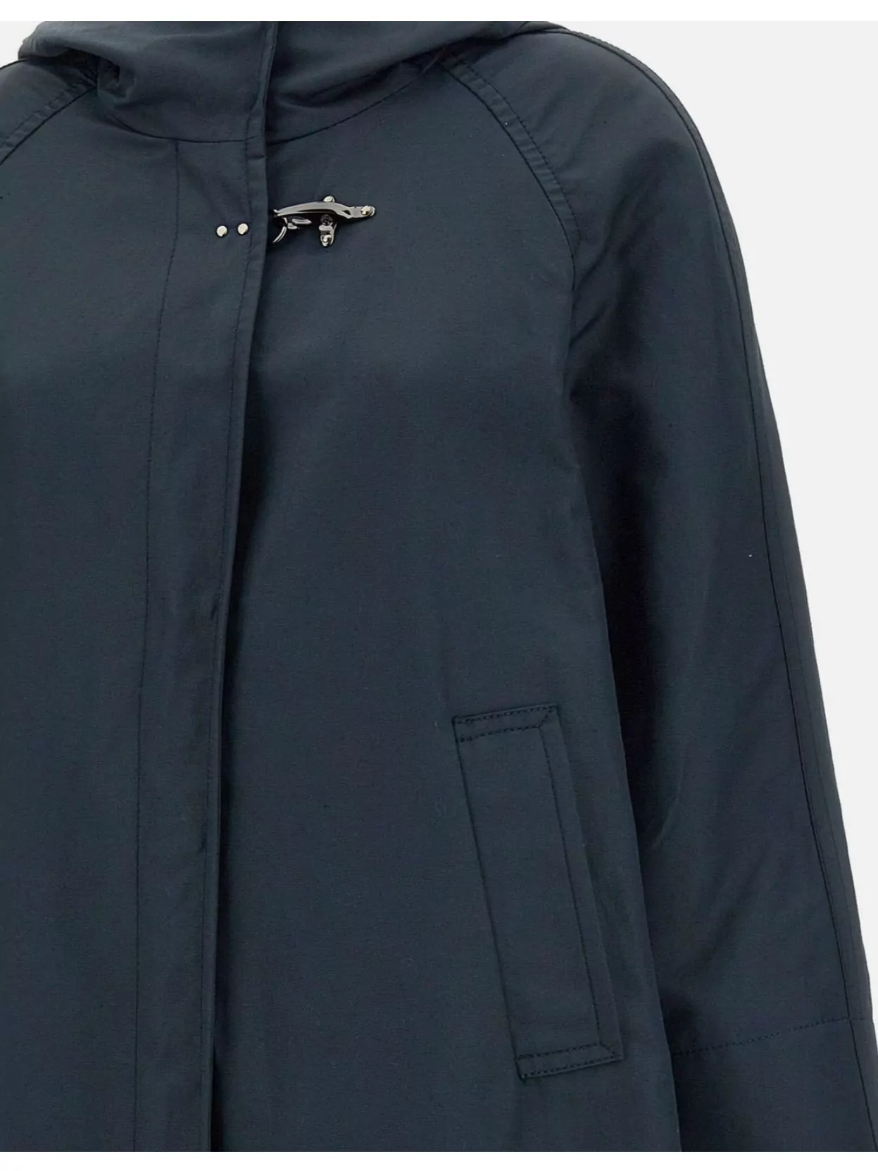 Fay Technical Linen Cotton Hoodie