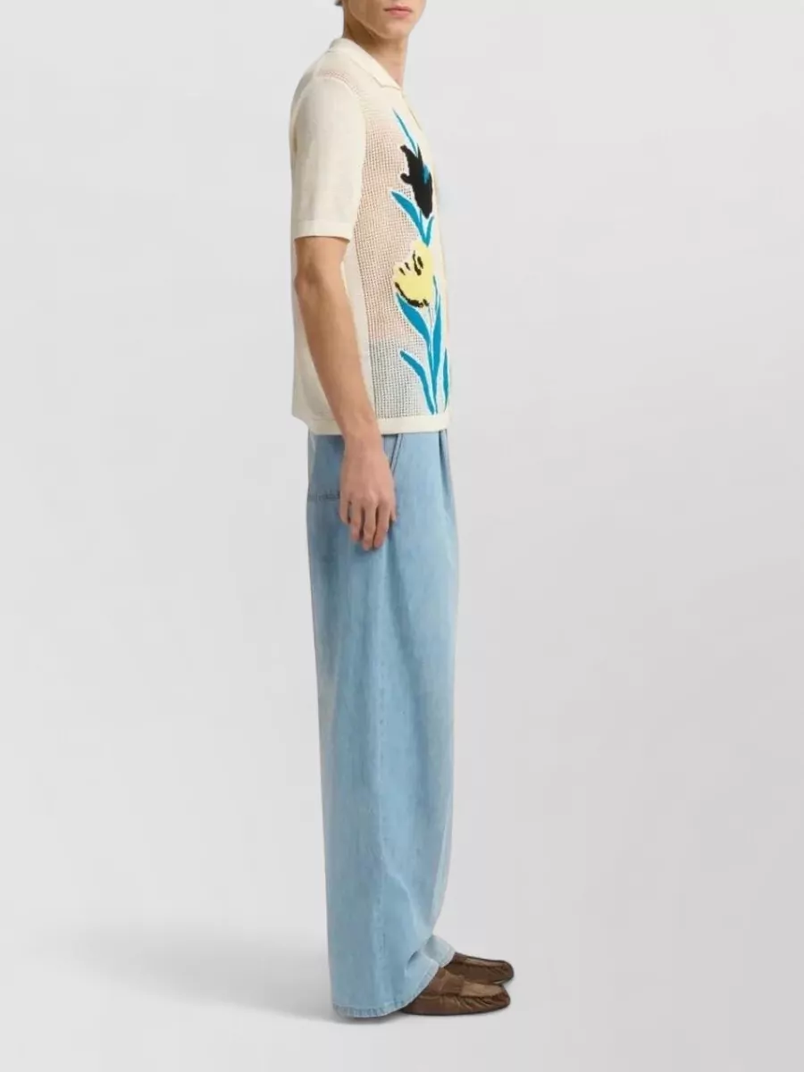 Marni Floral Knit Cotton Cardigan
