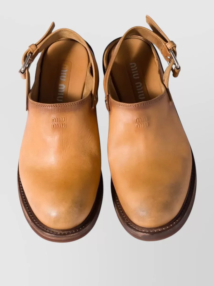 Miu Miu Leather Mules