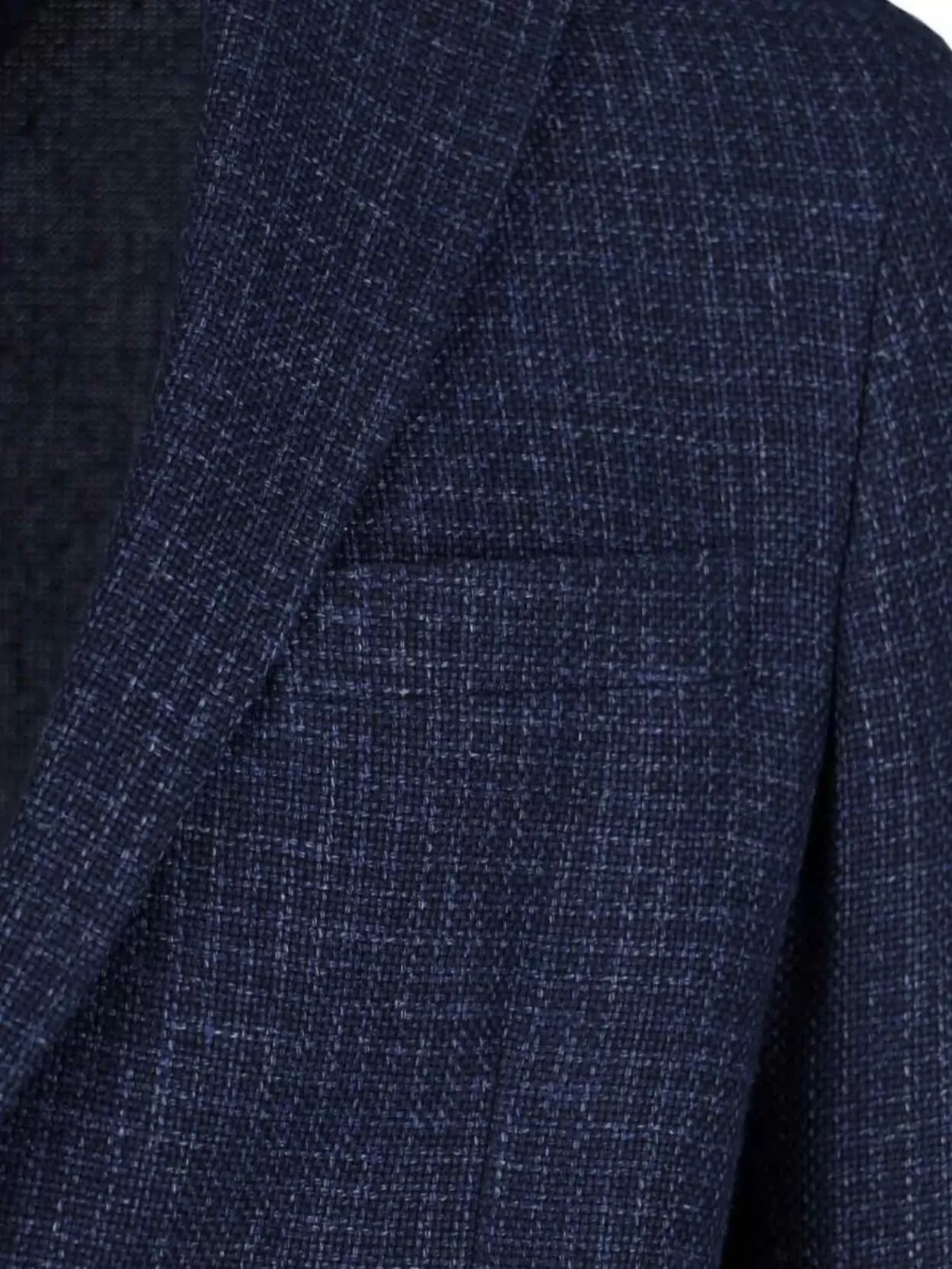 Zegna Textured Lapel Tailored Jacket