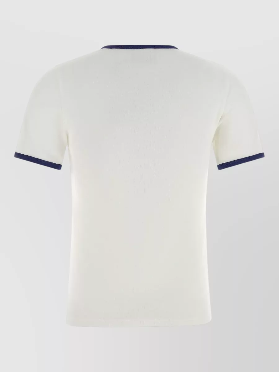 Courrèges Cotton Slim-Fit Logo-Print T-Shirt