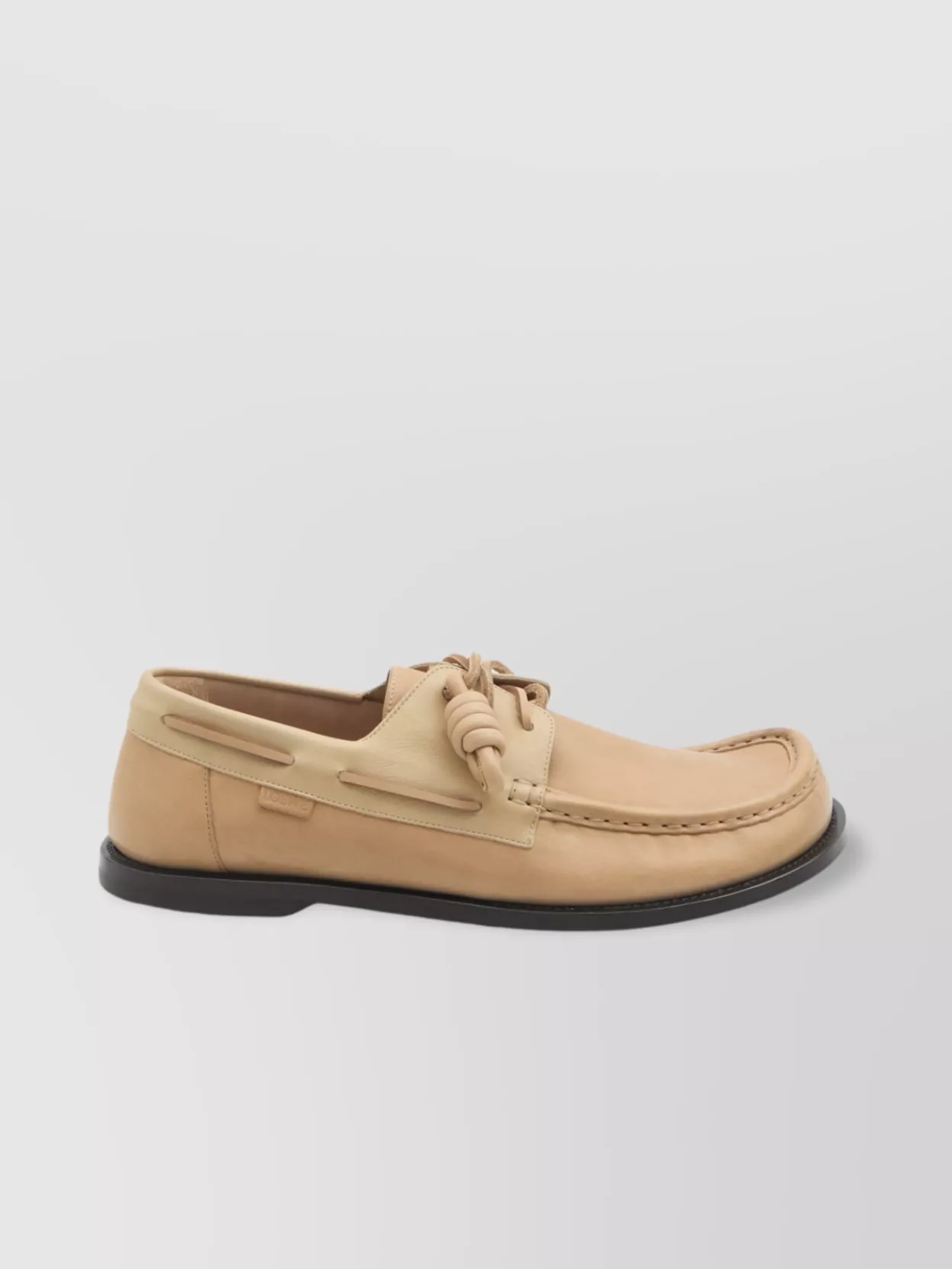Loewe Raised Upper Boat Shoes With Spiral Knot