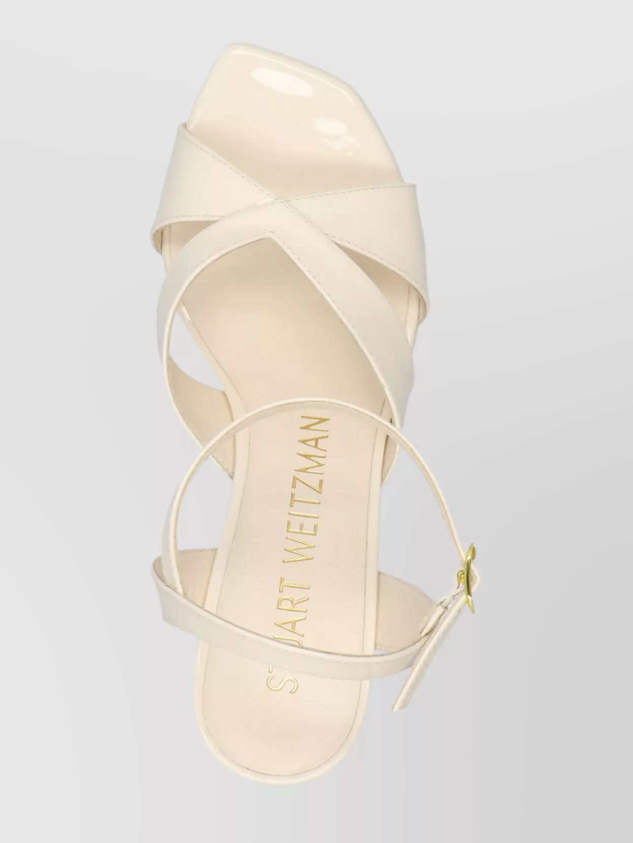 STUART WEITZMAN 'SQUAREHIGH' OPEN TOE SANDALS WITH PLATFORM SOLE