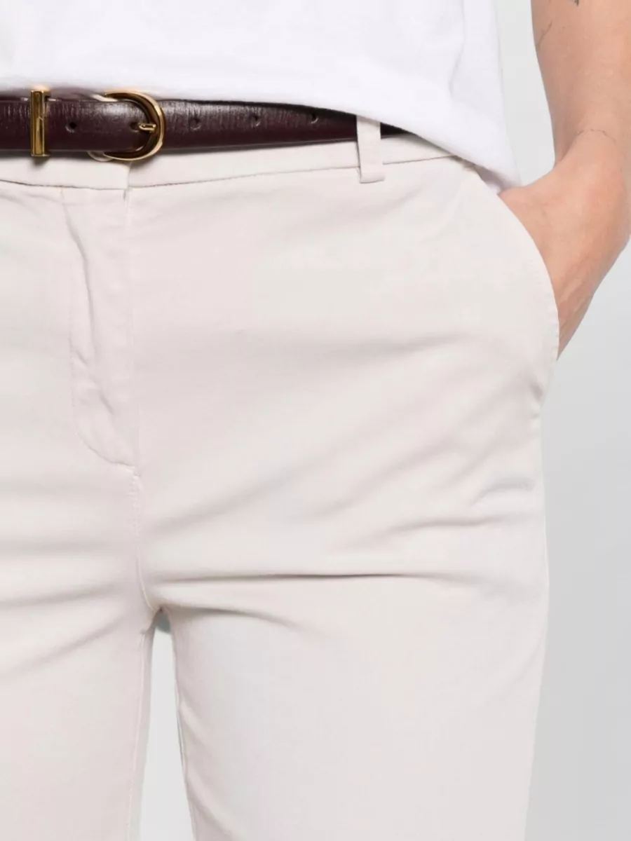 Via Masini 80 Cotton Straight-Leg Trousers