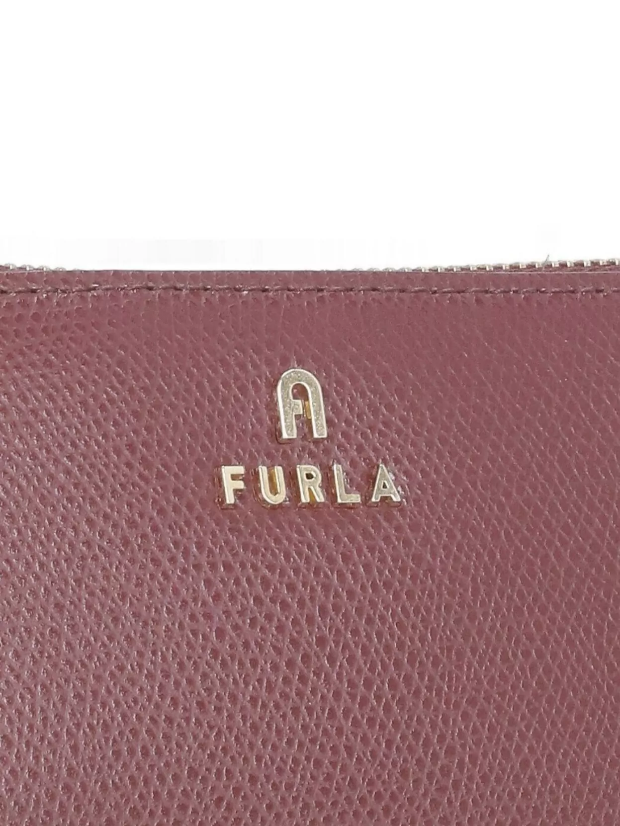 Furla Leather Textured Clutch Pochette
