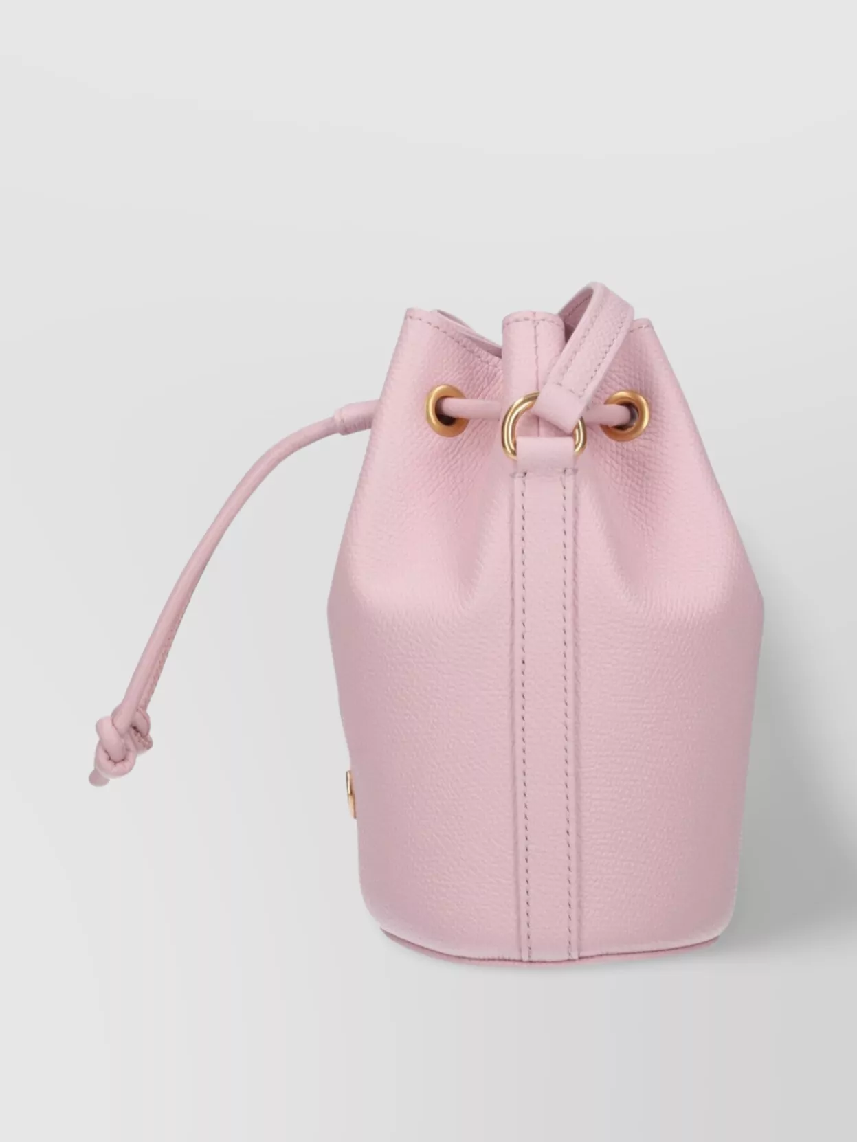 Valentino Garavani Bucket Bag With Gold-Tone Hardware And Textured Finish