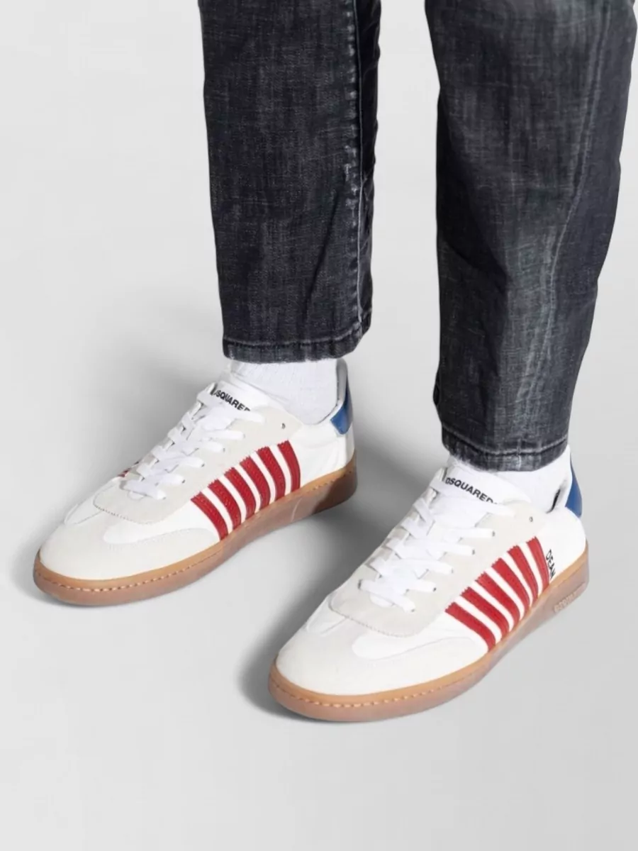 Dsquared2 Leather Low-Top Sneakers