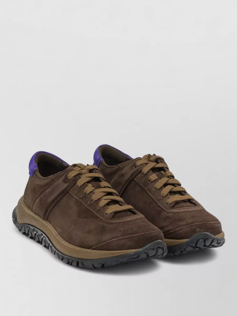 Birkenstock suede leather low-top sneakers