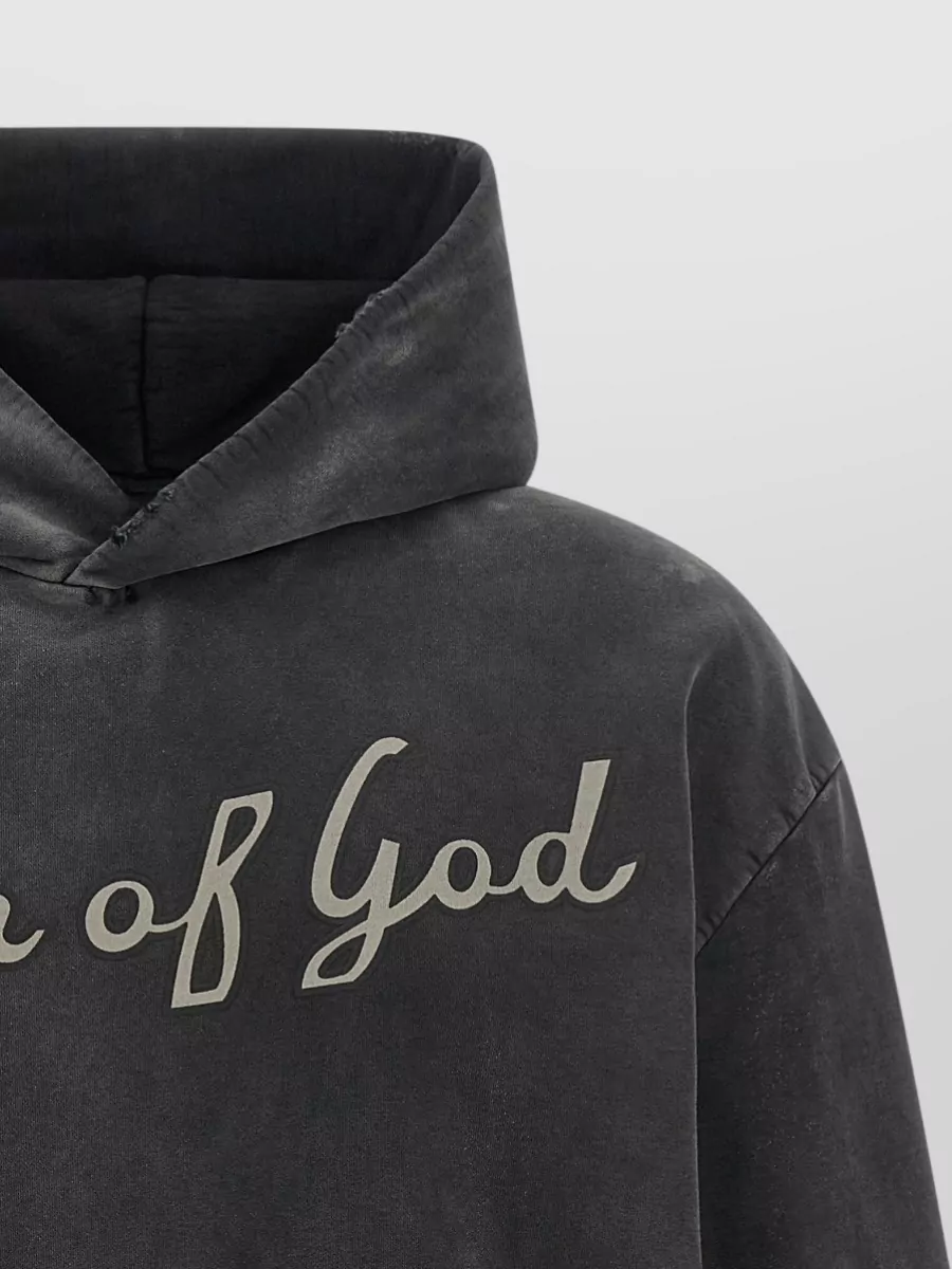 Fear Of God Cotton Printed Long-Sleeve Hoodie