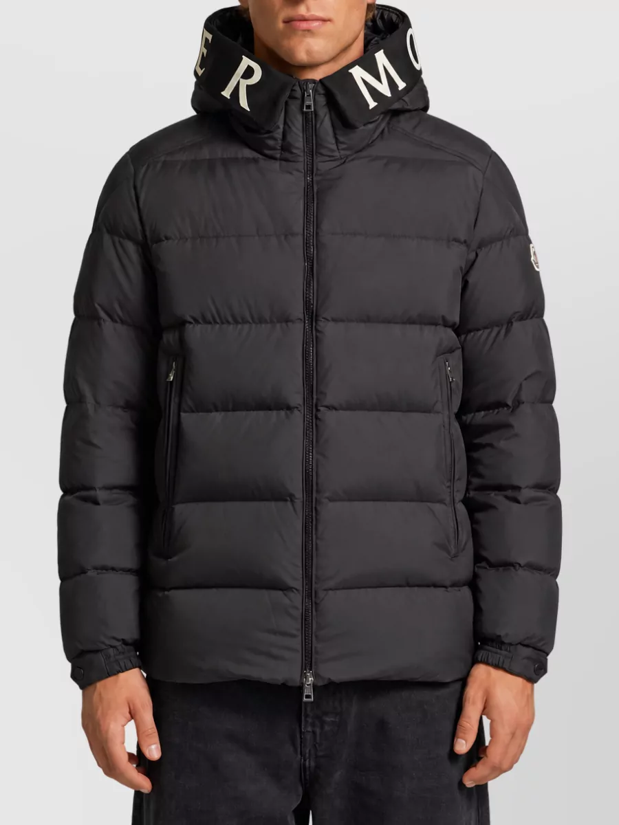Moncler down hooded puffer jacket