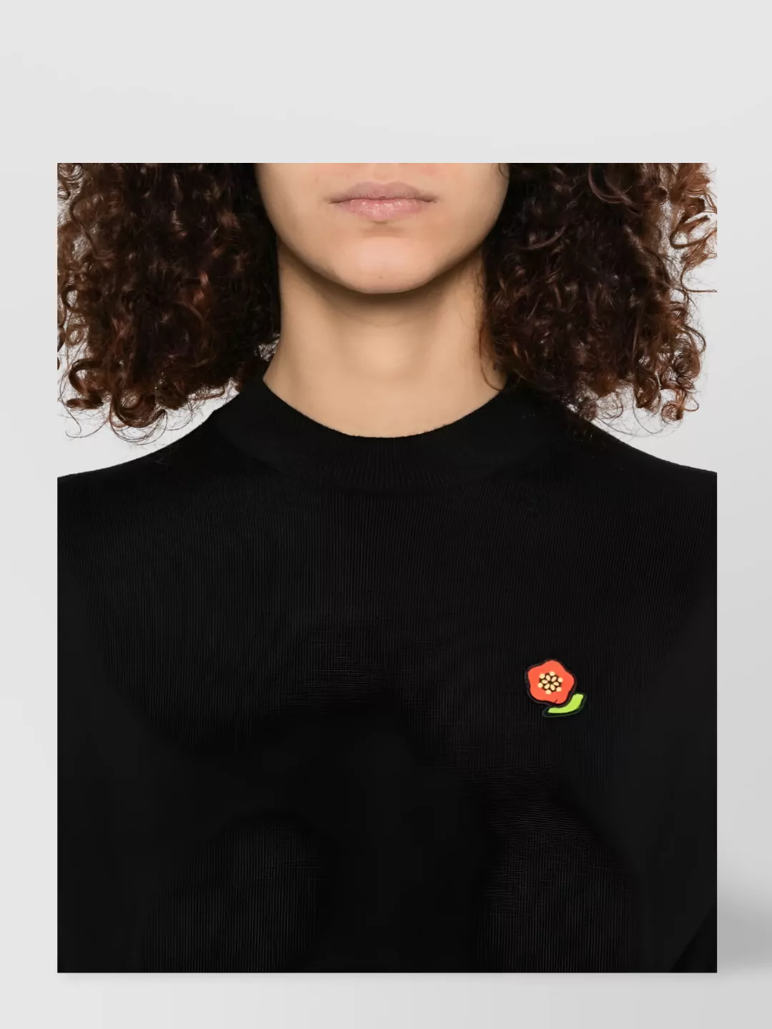Kenzo Crewneck Knitwear Embroidered Detail