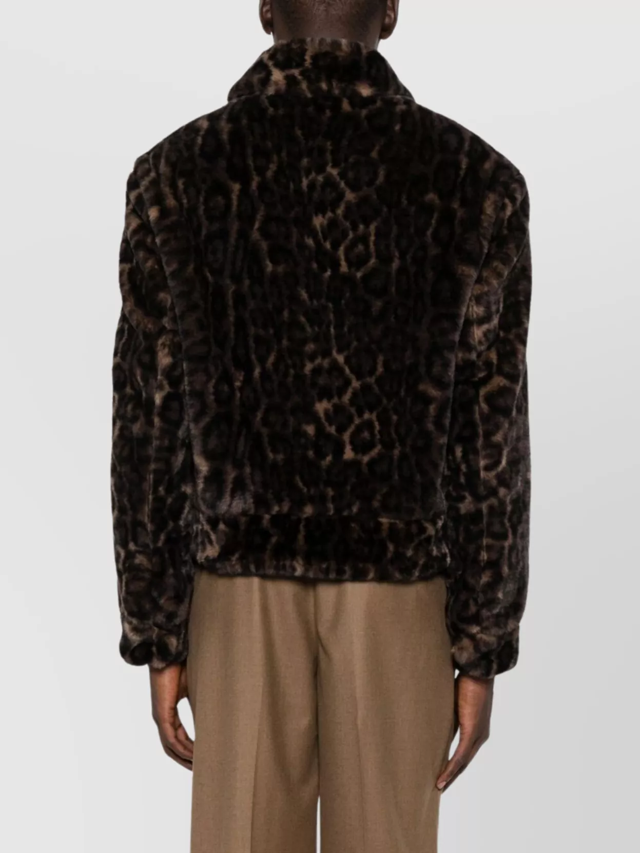 Emporio Armani Stylish Short Jacket Animal Print