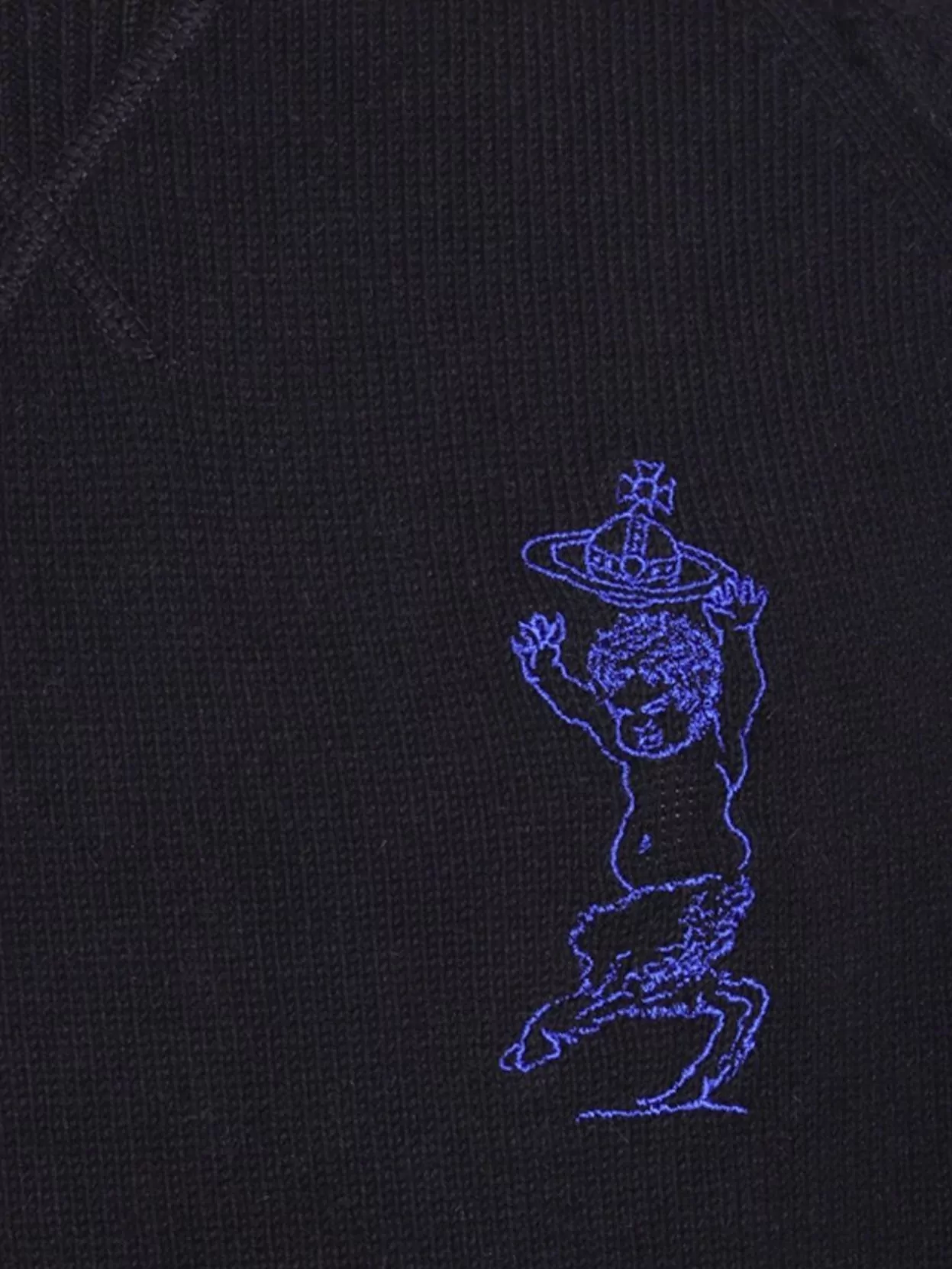 Vivienne Westwood Crewneck Embroidered Knitwear Sweater