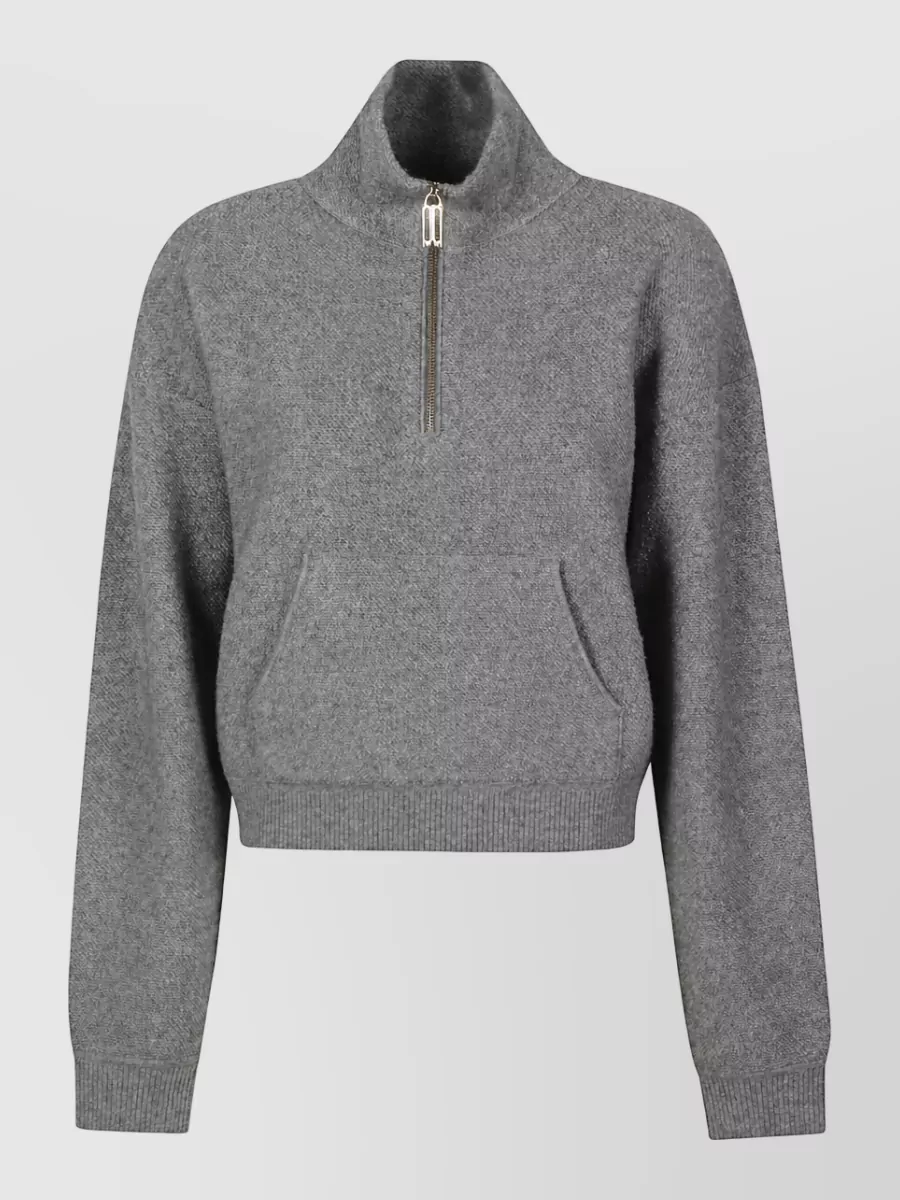 Victoria Beckham relaxed-fit half-zip jumper