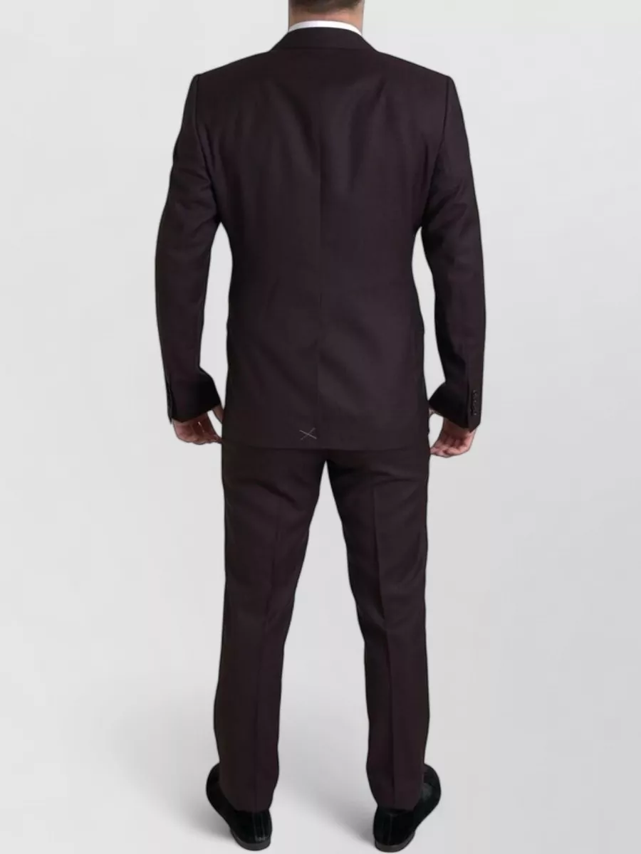 Dolce&Gabbana Silk Blend Single-Breasted Suit Jacket