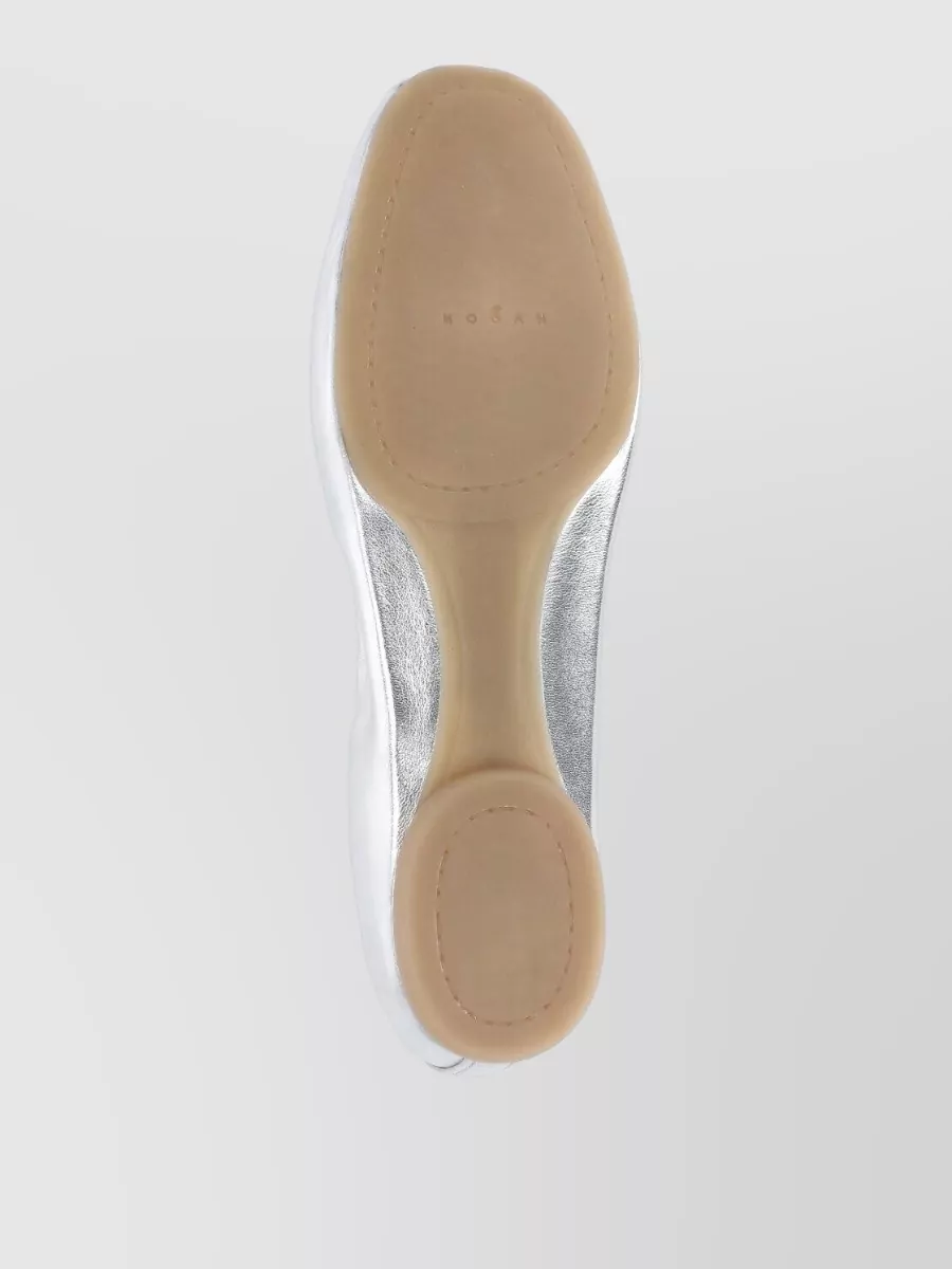 Hogan Leather Ballerina Shoes