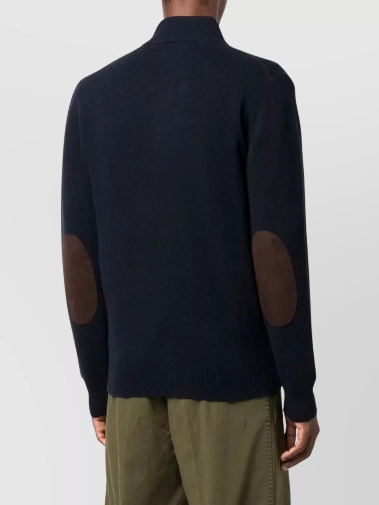 Barbour Ribbed Knitwear With Zip And Pockets