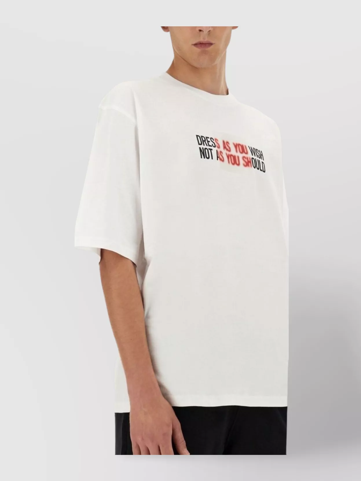 Moschino Logo Graphic Crew Neck T-Shirt