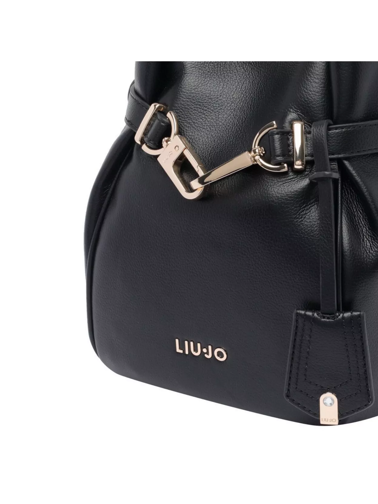 Liu •jo Bucket Bag With Buckle Detail And Gold-tone Hardware