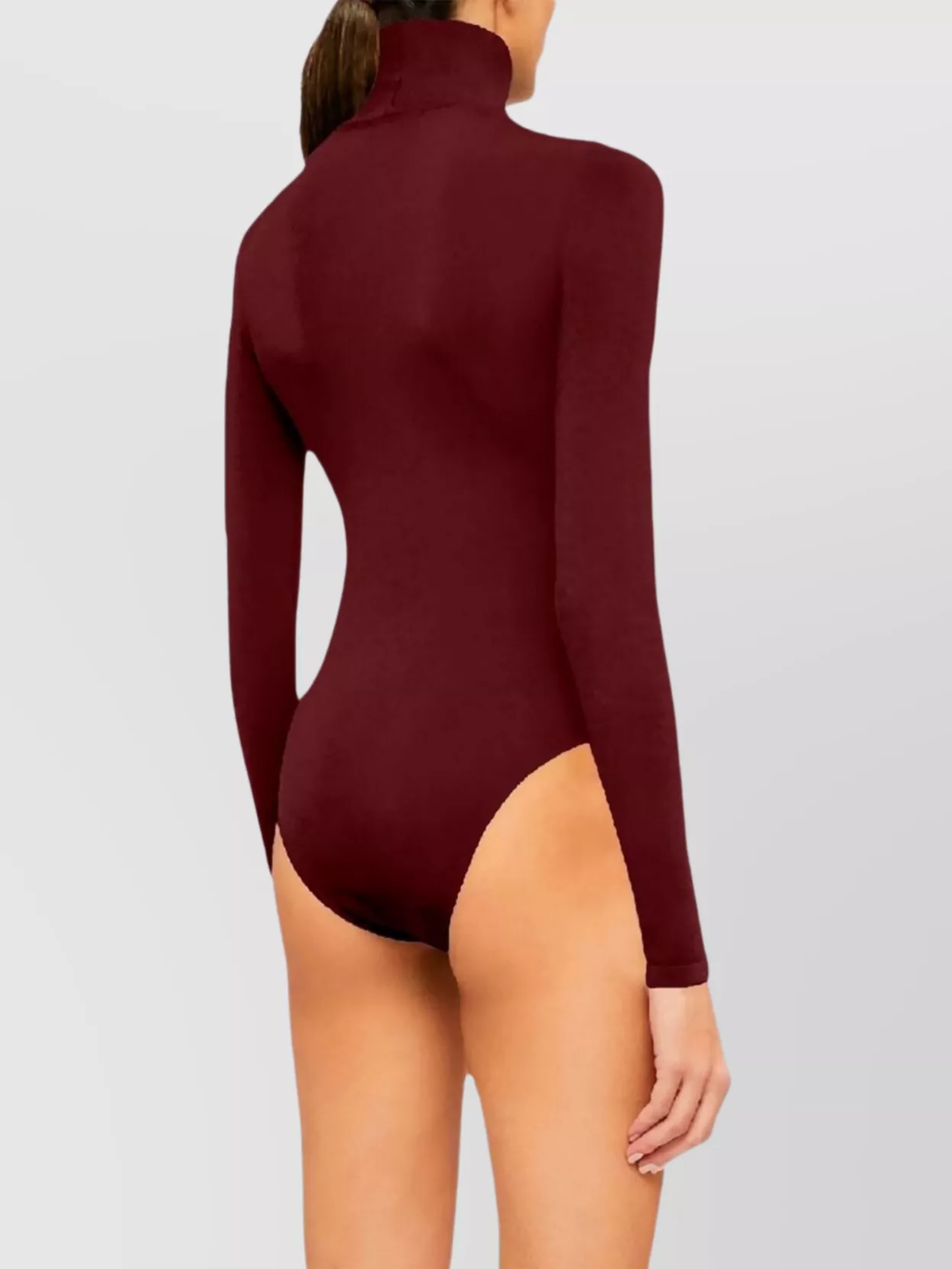 Wolford Seamless Long Sleeve Turtleneck Bodysuit