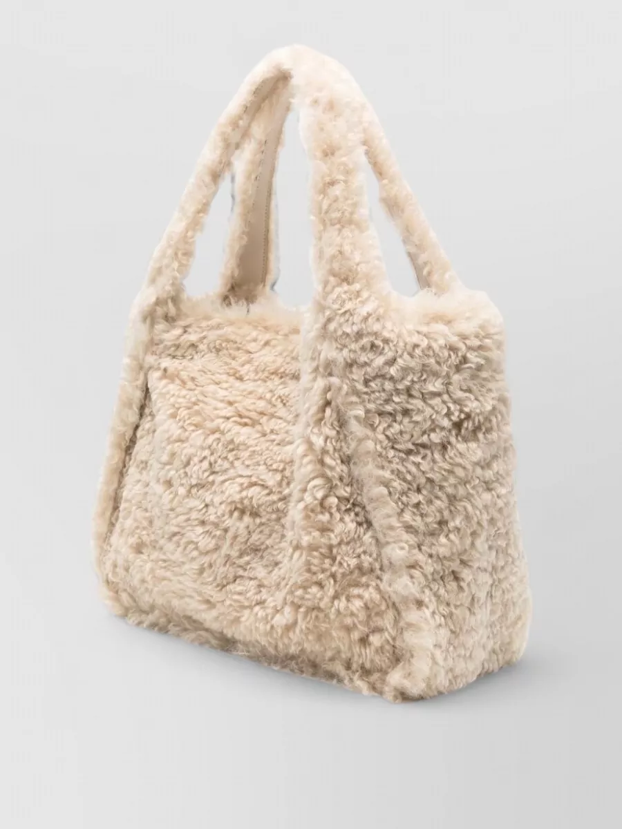 Stella Mccartney Eco Alter Shearling Tote Bag
