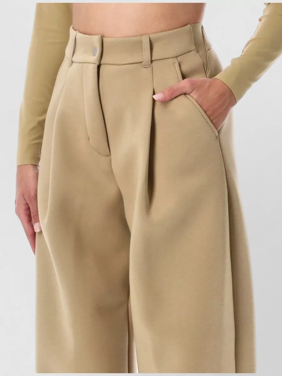 Nike Mid-Rise Wide-Leg Fleece Trousers