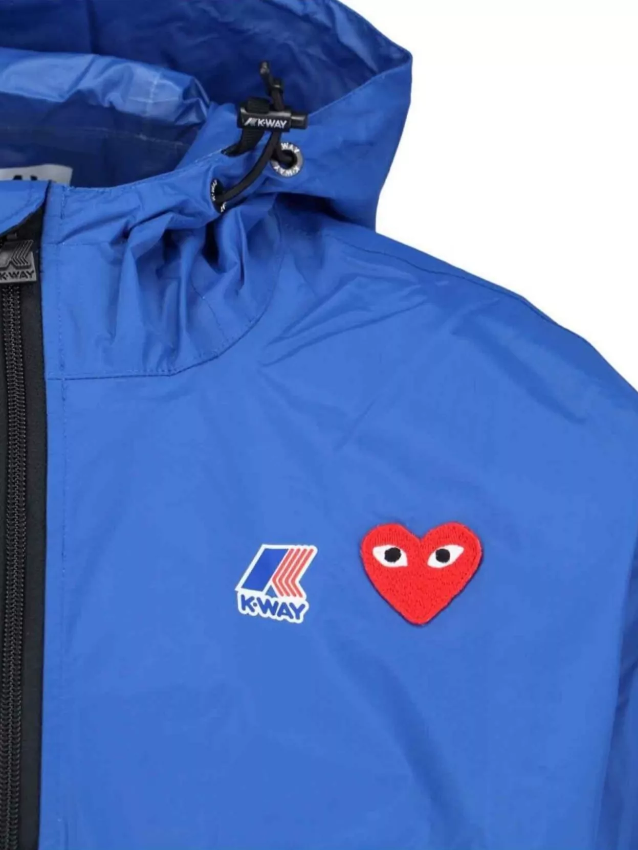 Comme Des Garçons Play Jacket Hooded Embroidered Detail