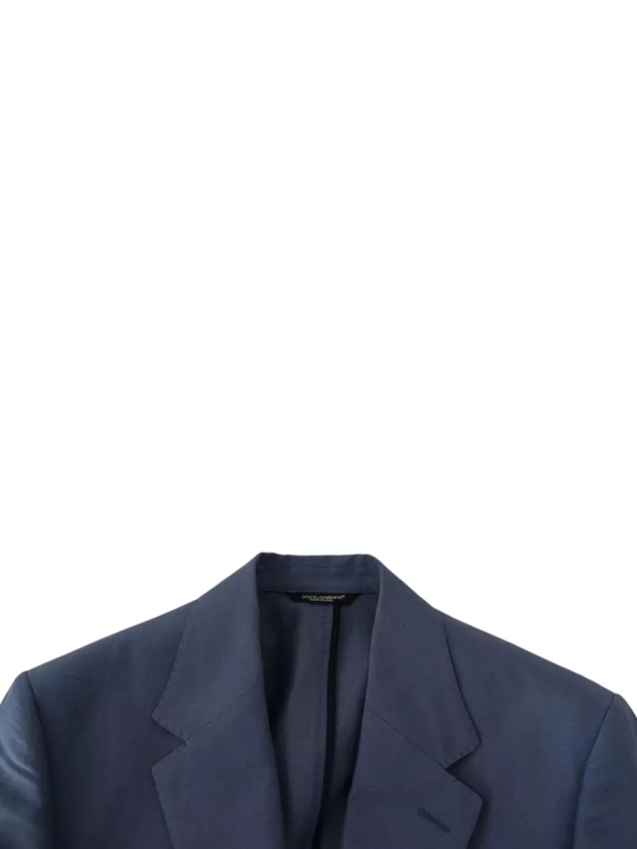 Dolce&Gabbana Linen Single Breasted Blazer