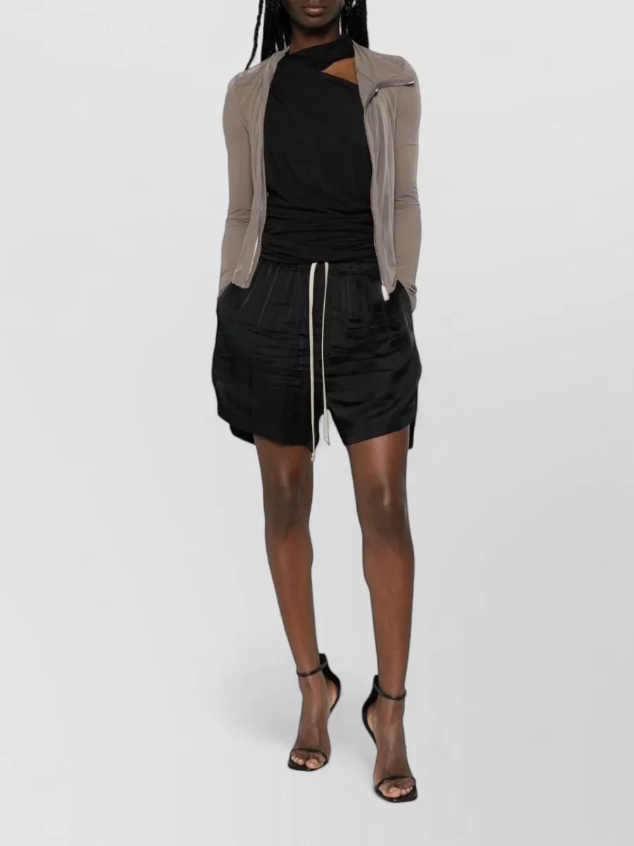 Rick Owens Layered Drawstring Shorts