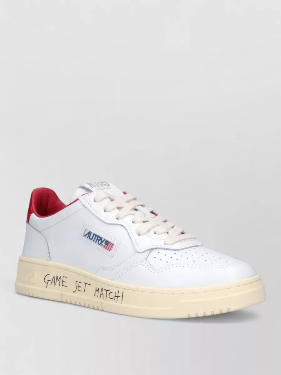 Autry leather low-top sneakers