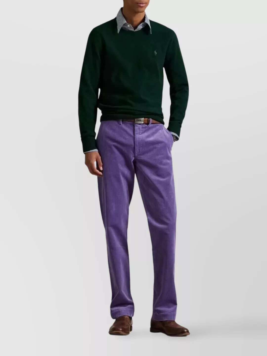 Polo Ralph Lauren Crew Neck Long Sleeve Ribbed Pullover